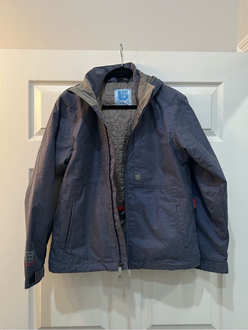 Burton Blue Grey Ski/Snow Women’s Jacket Size Small - Picture 3 of 12